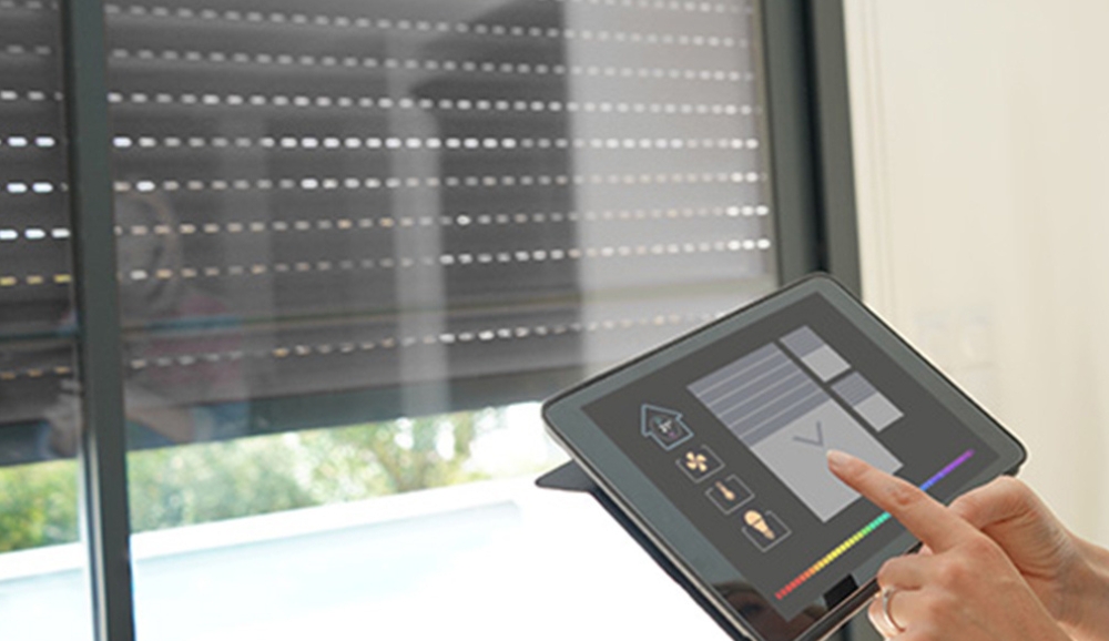 domotique tablette volet