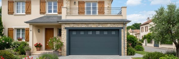 montage porte de garage sectionnelle